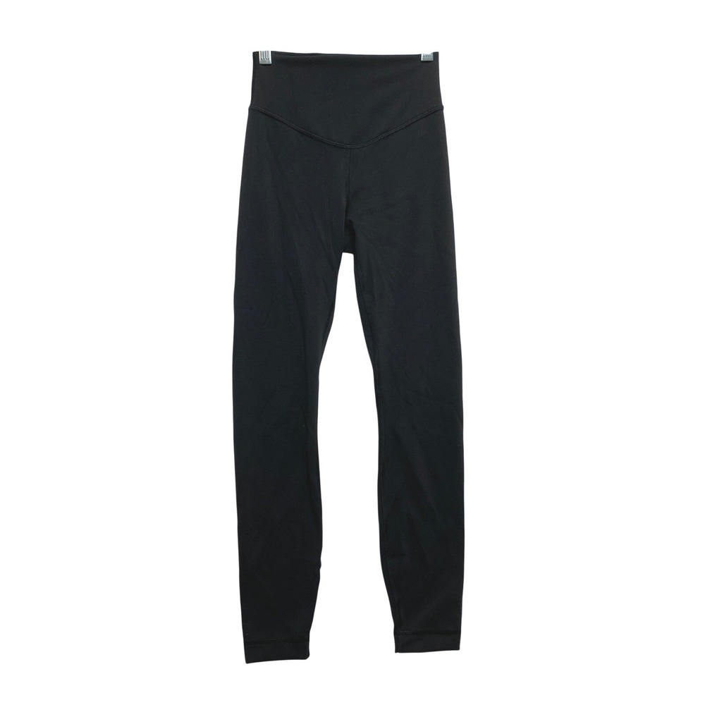 Lululemon Leggings Womens 0 Black Align Pant 25" High Rise LW5FELS.04